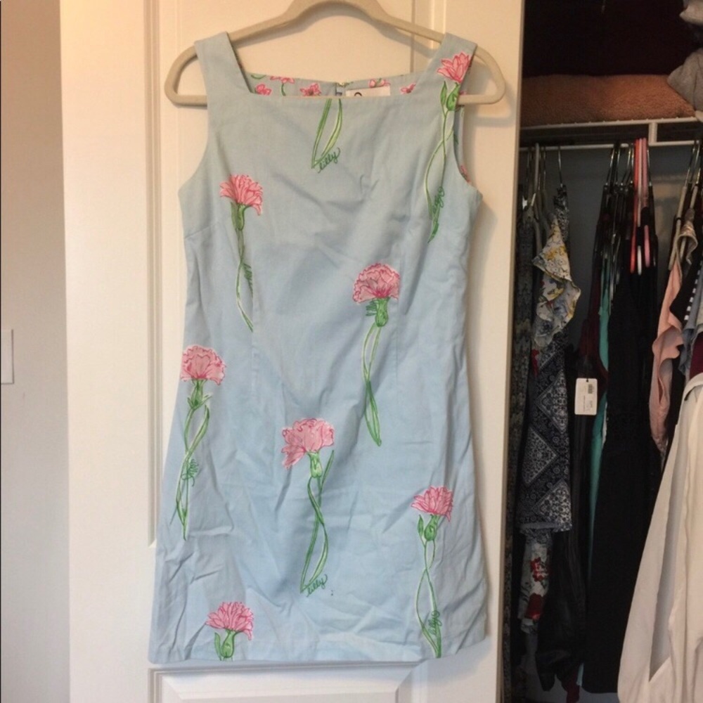 Lily Pulitzer Vintage Lace Lined Cathy Shift Dress